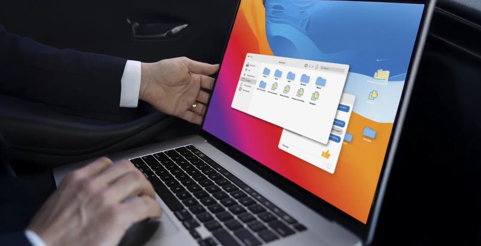A businessman using a laptop to access and share files, representing data management-featured image for a news blog titled “SharePoint Breach Reinforces a Critical Lesson: Cyber Resilience Is No Longer Optional.”