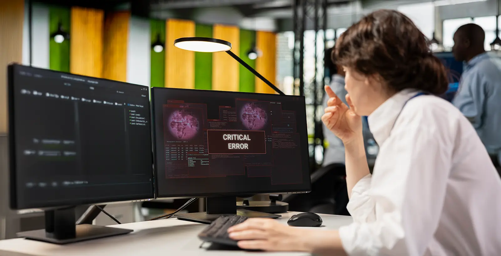 Cybersecurity analyst performing PCI DSS penetration testing to protect business payment systems